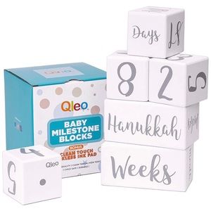 Baby milestone blocks